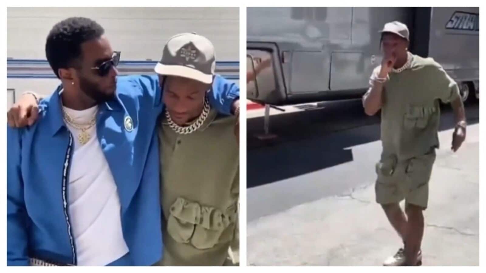 Internet reacts to resurfaced video of Travis Scott running away from Sean 'Diddy' Combs after he said... 8 Internet reacts to resurfaced video of Travis Scott running away from Sean 'Diddy' Combs after he said...