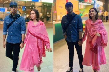 In Pics: Newlyweds Aditi Rao Hydari And Siddharth Pose Holding Hands At Airport