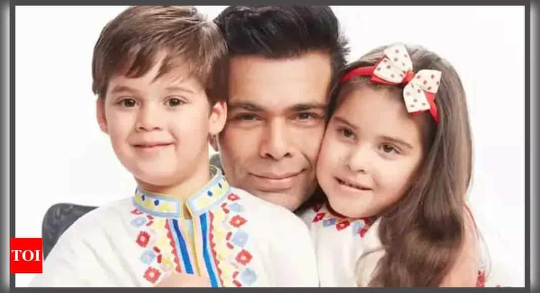 Karan Johar reveals his kids Yash and Roohi are 'confused' about what he does for a living: 'They keep wondering...' | - Times of India