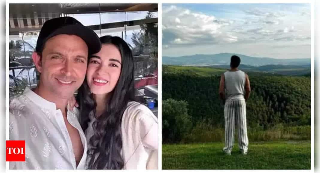 Hrithik Roshan drops a serene photo from Italy as he shoots for 'War 2'; girlfriend Saba Azad REACTS | - Times of India