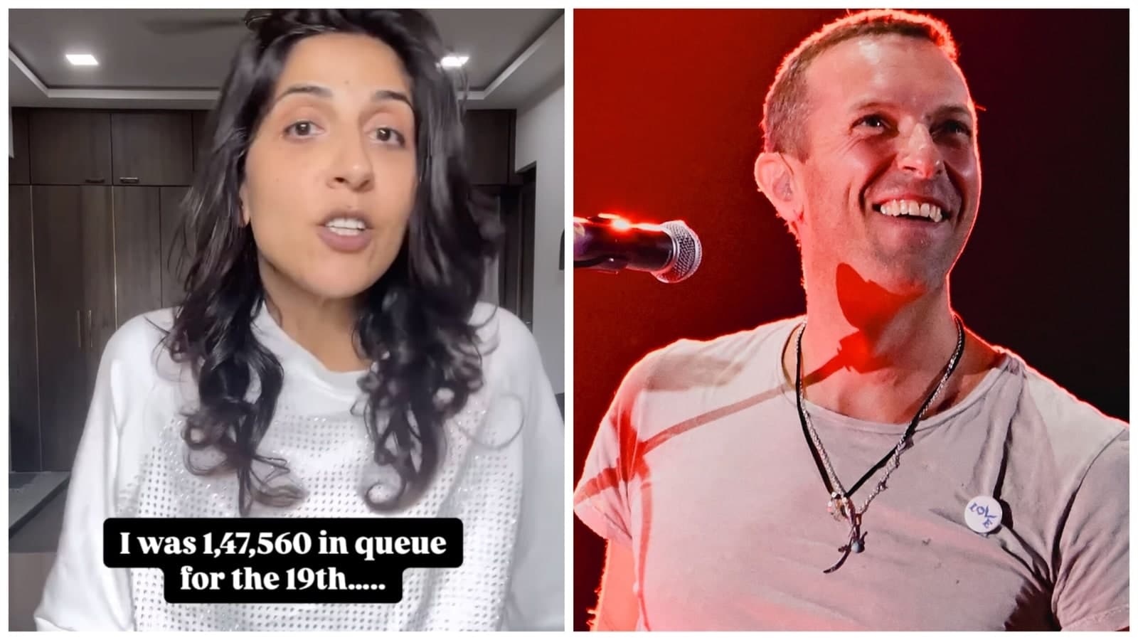 Woman's video calling out queue 'scam' at Book My Show gets 4 million views, Coldplay fans say ‘it happened to us too’ 6 Woman's video calling out queue 'scam' at Book My Show gets 4 million views, Coldplay fans say ‘it happened to us too’