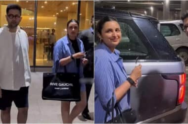 Parineeti Chopra and Raghav Chadha return to Mumbai after celebrating their first wedding anniversary with romantic beach getaway | Hindi Movie News - Times of India 9 Parineeti Chopra and Raghav Chadha return to Mumbai after celebrating their first wedding anniversary with romantic beach getaway | Hindi Movie News - Times of India