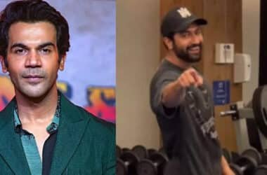 Vicky Kaushal's 'Pookie workout' VIDEO as he channels his inner Shah Rukh Khan is winning the internet, Rajkummar Rao indulges in some bromance with the 'Chhava' actor - WATCH - Times of India