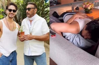 Jackie Shroff creates a stir on the internet yet again with his new VIDEO where he tightly hugs Tiger Shroff: 'Apne Apne Tiger ko chitkaake, lamba saans le' | Hindi Movie News - Times of India 15 Jackie Shroff creates a stir on the internet yet again with his new VIDEO where he tightly hugs Tiger Shroff: 'Apne Apne Tiger ko chitkaake, lamba saans le' | Hindi Movie News - Times of India
