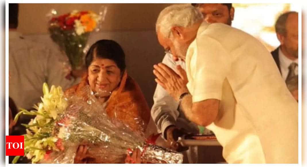 PM Narendra Modi pays tribute to Lata Mangeshkar on her birth anniversary: ‘Fortunate to receive her affection and blessings' - Times of India 5 PM Narendra Modi pays tribute to Lata Mangeshkar on her birth anniversary: ‘Fortunate to receive her affection and blessings' - Times of India