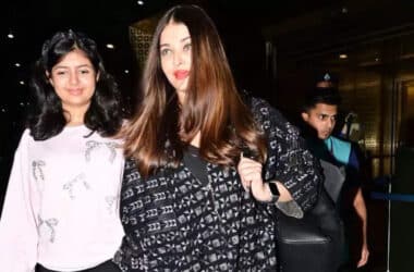 Aishwarya Rai Bachchan and daughter Aaradhya Bachchan all smiles as they return to Mumbai after shutting down a reporter in Abu Dhabi - Times of India 19 Aishwarya Rai Bachchan and daughter Aaradhya Bachchan all smiles as they return to Mumbai after shutting down a reporter in Abu Dhabi - Times of India
