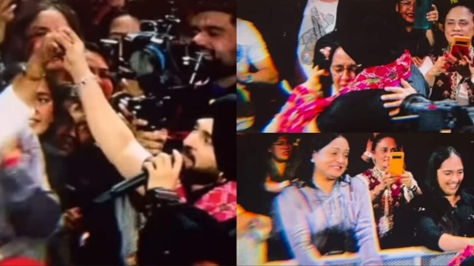 Diljit Dosanjh introduces his family for first time ever at UK concert. Watch emotional moment