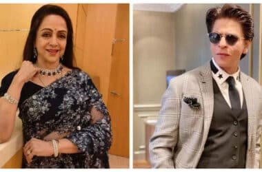 Hema Malini takes a promise from Shah Rukh Khan to visit Mathura | - Times of India