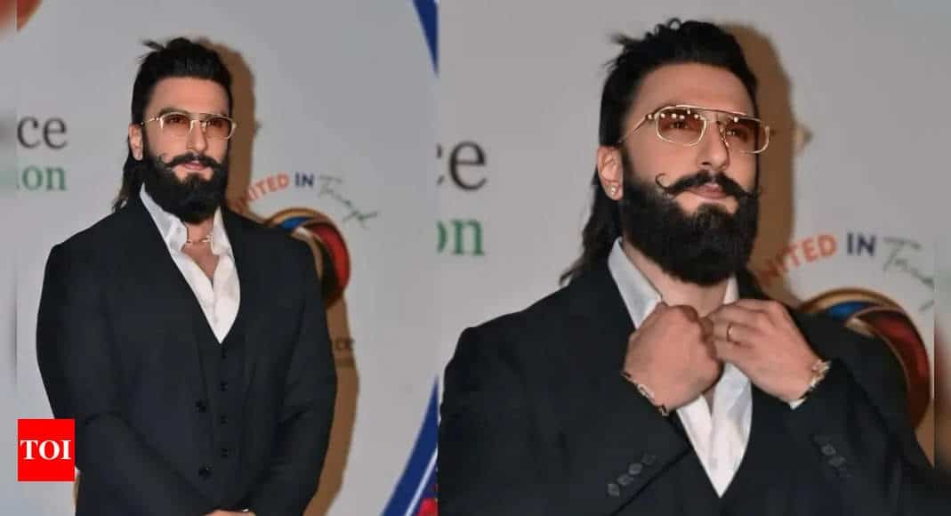 Ranveer Singh makes his first public appearance after welcoming baby girl with Deepika Padukone, playfully engages with the paparazzi, 'Baap bann gaya re' | Hindi Movie News - Times of India
