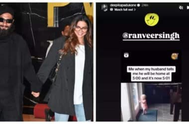 New mom Deepika Padukone shares adorable video of baby with binoculars as hubby Ranveer Singh resumes work commitments | - Times of India