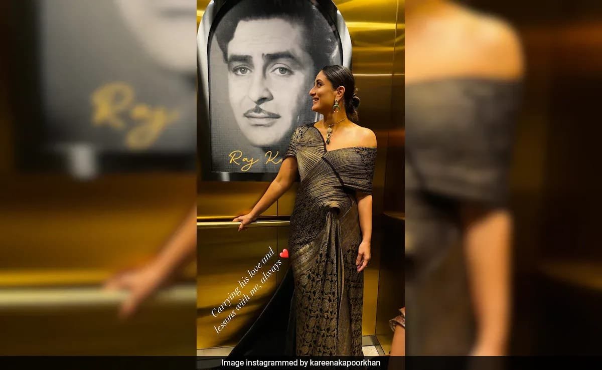 Kareena Kapoor's Tribute To Grandfather Raj Kapoor: "Carrying His Love And Lessons With Me"