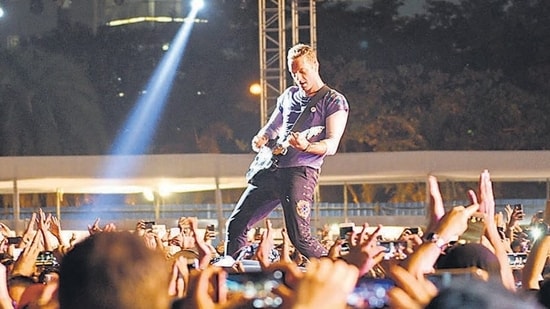 British rock band Coldplay will perform in Mumbai next year. (Photo by Pratik Chorge/ Hindustan Times) (Pratik Chorge/HT PHOTO)(HT_PRINT)