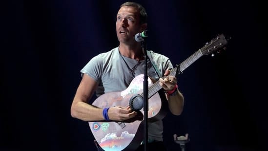 Coldplay’s Chris Martin performs during the iHeartRadio Music Festival at T-Mobile Arena in Las Vegas, US in September 2024. (File Photo/ REUTERS)