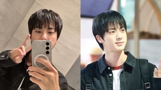 BTS' Jin travelled to Italy on Wednesday.