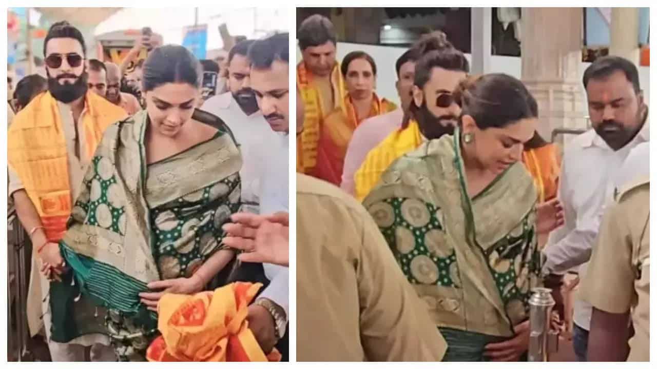 Deepika Padukone's fans school trolls after they call her out for not wearing Mangalsutra during her visit to Siddhivinayak temple with Ranveer Singh | - Times of India