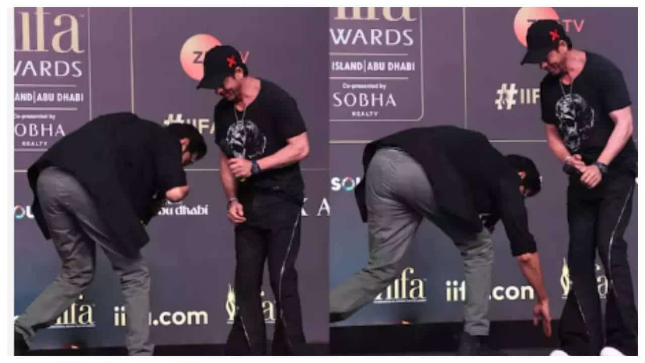 Rana Daggubati touches Shah Rukh Khan's feet at an event; ' We are fully South Indian, that's how....' | Hindi Movie News - Times of India