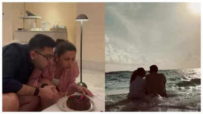 Parineeti Chopra and Raghav Chadha’s lovey-dovey moments from their romantic getaway are giving Valentines' vibes in October - Watch