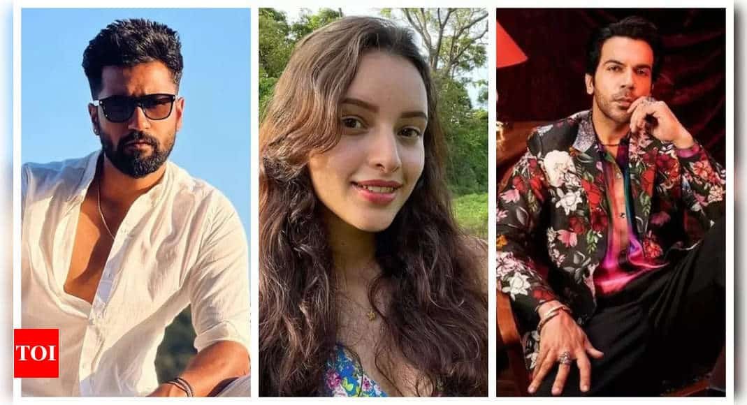 Triptii Dimri reveals getting nervous working with her co-stars Vicky Kaushal and Rajkummar Rao | Hindi Movie News - Times of India