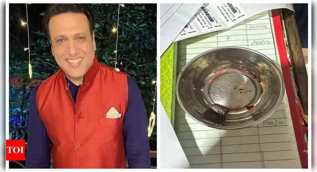 Govinda's accidental shooting: Picture of bullet extracted from actor's leg goes VIRAL | - Times of India