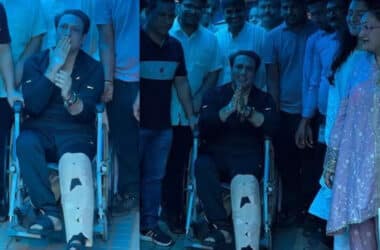 Govinda gets discharged, greets paps and thanks fans for all the love with flying kisses; his daughter Tina Ahuja gets emotional - WATCH VIDEO | Hindi Movie News - Times of India 16 Govinda gets discharged, greets paps and thanks fans for all the love with flying kisses; his daughter Tina Ahuja gets emotional - WATCH VIDEO | Hindi Movie News - Times of India