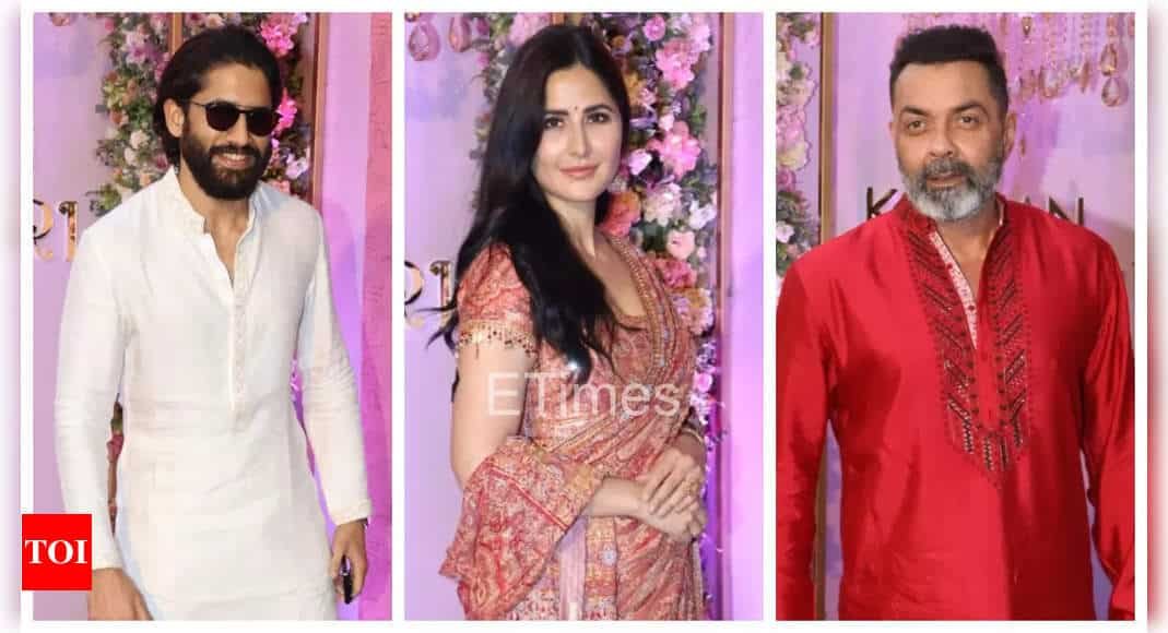 Katrina Kaif, Bobby Deol, Naga Chaitanya and others attend Navratri celebrations in Kochi - See photos | - Times of India