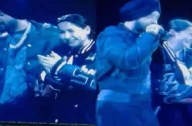 Diljit Dosanjh invites Pakistani actor Hania Aamir on stage during London show; Badshah makes special appearance. Watch 16 Diljit Dosanjh invites Pakistani actor Hania Aamir on stage during London show; Badshah makes special appearance. Watch