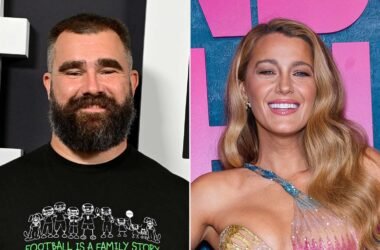 Jason Kelce Says He ‘Loves’ Taylor Swift’s Bestie Blake Lively: 'Listen, I Love Blake'