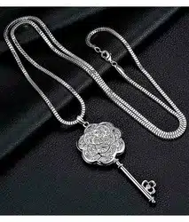 Fashionable Key Pendant Necklace Charm for Layering 13 Fashionable Key Pendant Necklace Charm for Layering