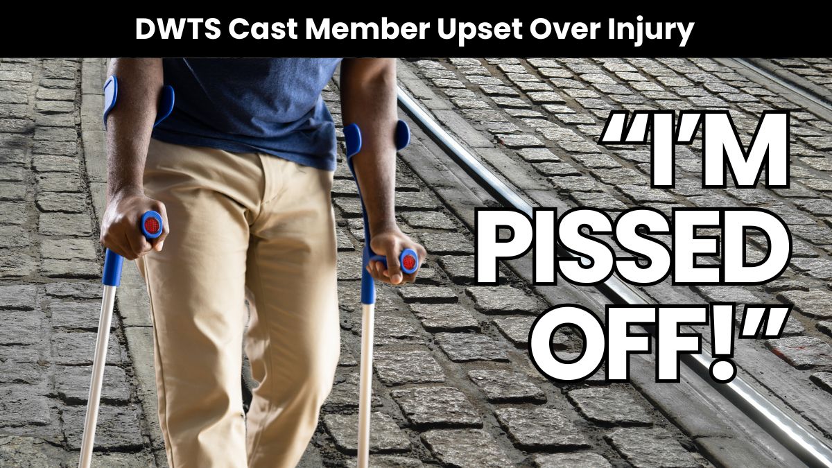 DWTS Cast Member Upset Over Injury 8 DWTS Cast Member Upset Over Injury