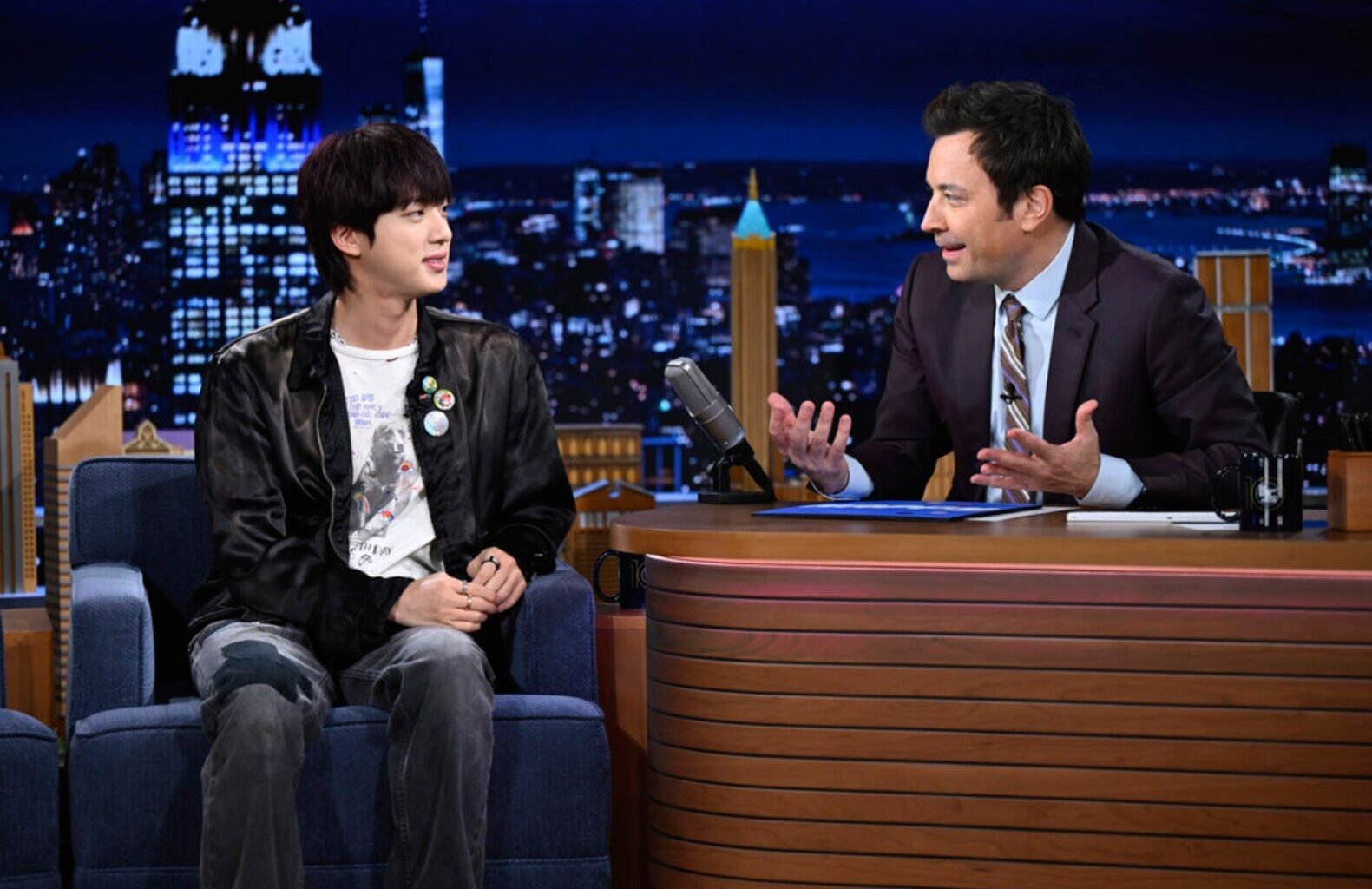 Jin Is Keeping the Guitar Chris Martin Gifted Him as a ‘Family Heirloom’