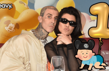Kourtney Kardashian & Travis Barker Celebrate Son's 1st Birthday 15 Kourtney Kardashian and Travis Barker with Son