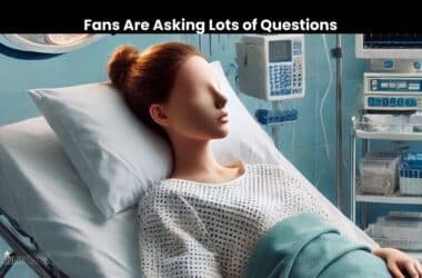 A woman in the hospital.