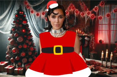 Kim Kardashian Covers 'Santa Baby' In Perplexing Music Video 11 Kim Kardashian Santa Baby Cover