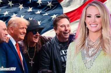 Carrie Underwood is Only Female Celebrity Scheduled to Perform on Inauguration Day: Full Lineup 15 Dana White, President-elect Donald Trump, Kid Rock, Elon Musk and Carrie Underwood