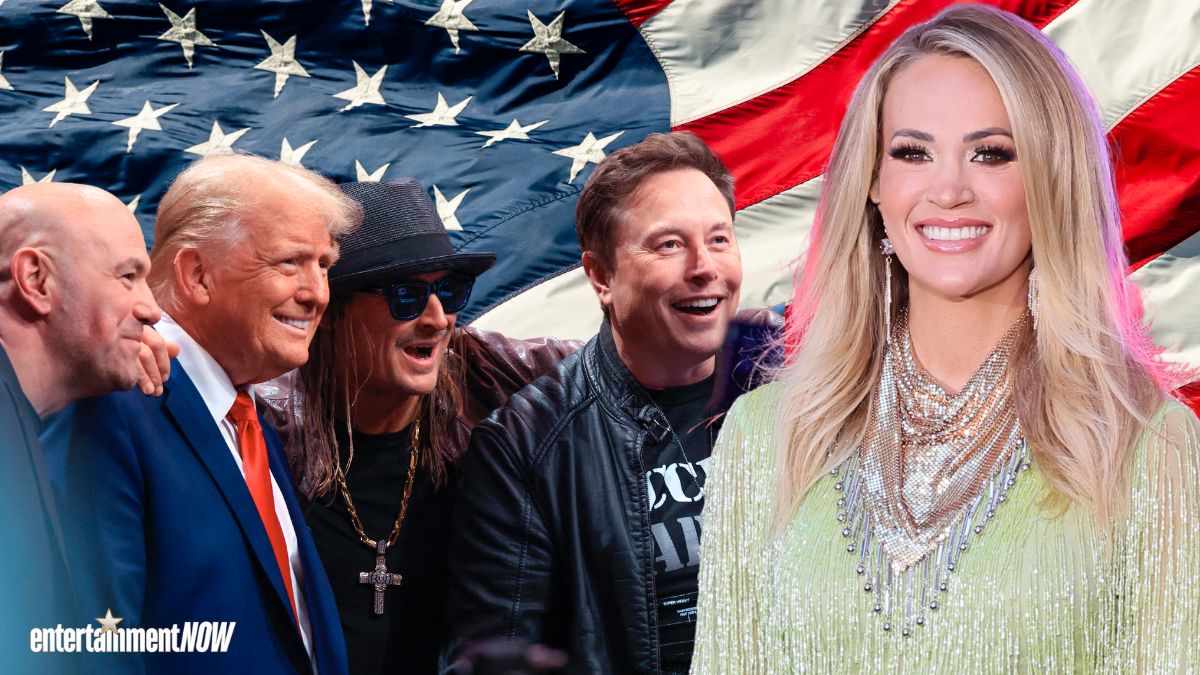 Carrie Underwood is Only Female Celebrity Scheduled to Perform on Inauguration Day: Full Lineup 8 Dana White, President-elect Donald Trump, Kid Rock, Elon Musk and Carrie Underwood