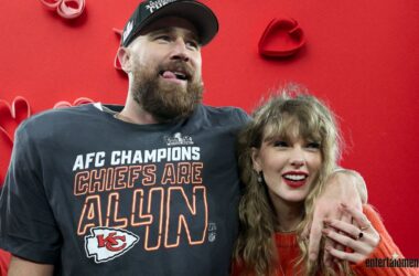 Former Chief's Cheerleader Leaks Travis Kelce, Taylor Swift Game Day Tradition 15 Travis Kelce and Taylor Swift.