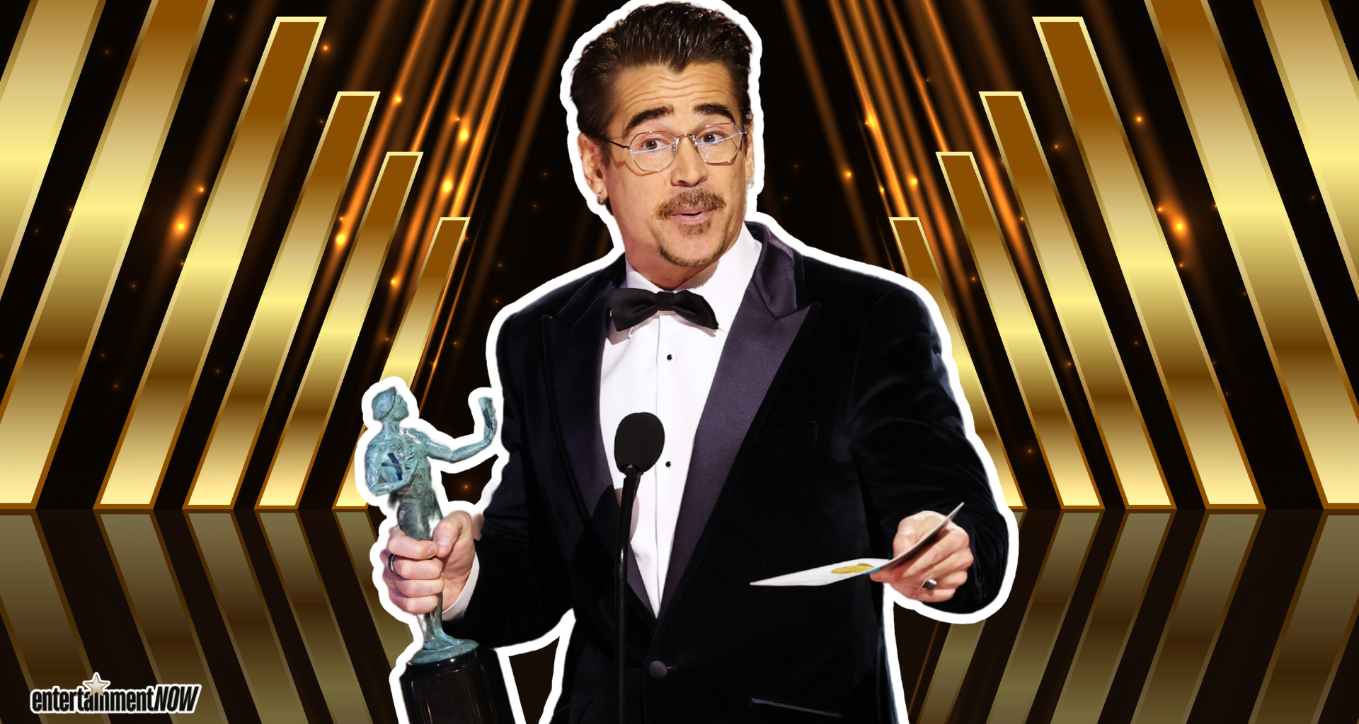 Colin Farrell: From Gotham’s Underworld to the SAG Awards 8 Colin Farrell SAG Award Win "The Penguin"