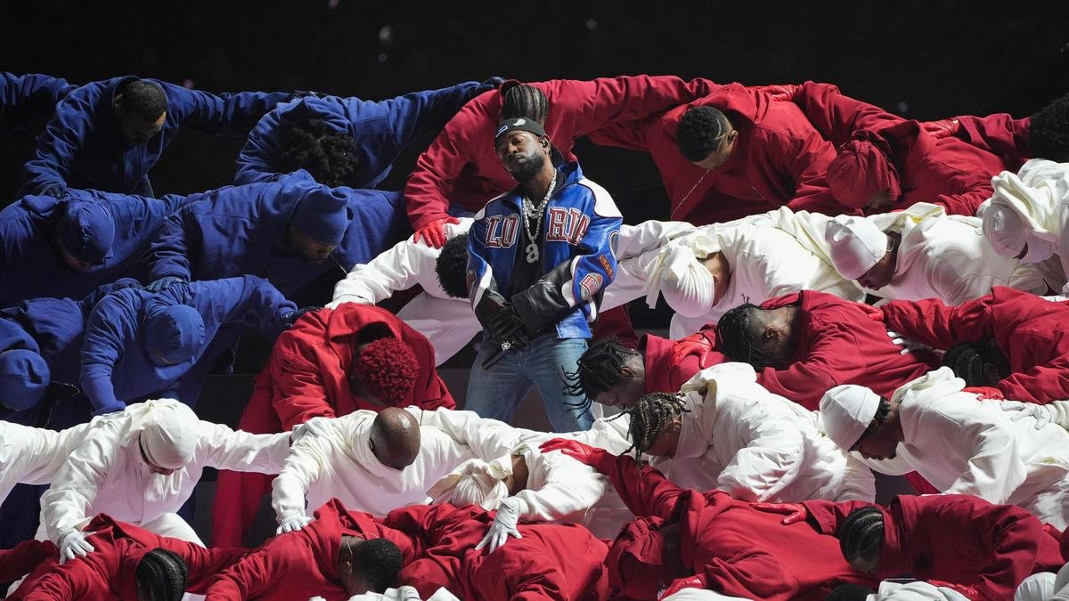Kendrick Lamar brings viral diss track, ‘Not Like Us’, to Super Bowl stage