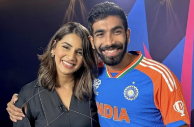Sanjana Ganesan shares a romantic post for Jasprit Bumrah to mark their 4th anniversary; netizens react | Today News 17 Sanjana Ganesan shares a romantic post for Jasprit Bumrah to mark their 4th anniversary; netizens react | Today News