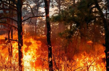 Wildfires force evacuations in North Carolina, South Carolina declares State of Emergency | Today News 12 The California Branch wildfire burns in New Jersey's Wharton State Forest on Saturday, March 22, 2025.  (New Jersey Department of Environmental Protection, via AP)