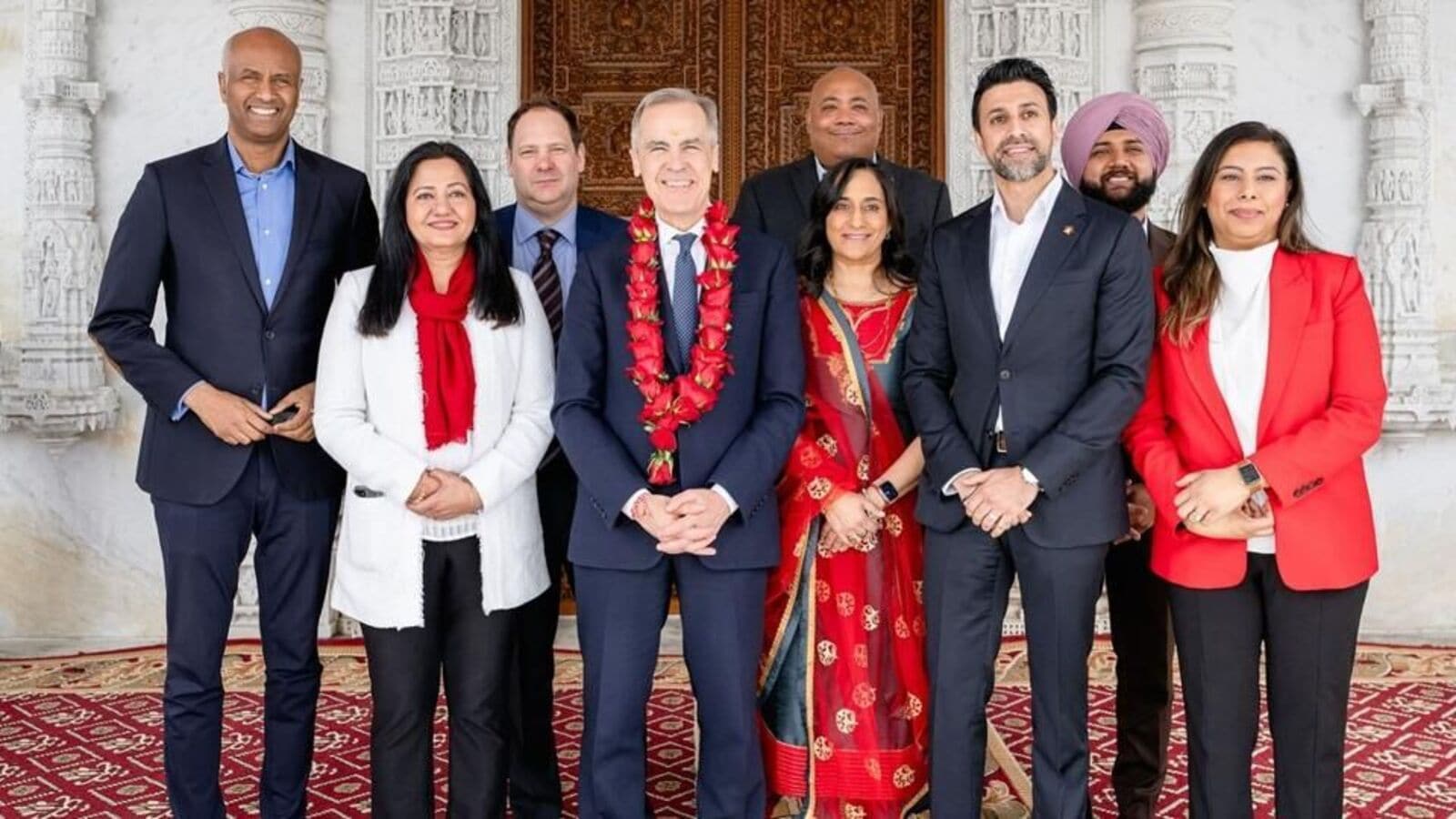 Canadian PM Mark Carney visits BAPS temple on Ram Navami, writes in guest book: ‘…Prosperity for Canada, India’ | WATCH | Today News 5 Canadian PM Mark Carney visits BAPS temple on Ram Navami, writes in guest book: ‘…Prosperity for Canada, India’ | WATCH | Today News