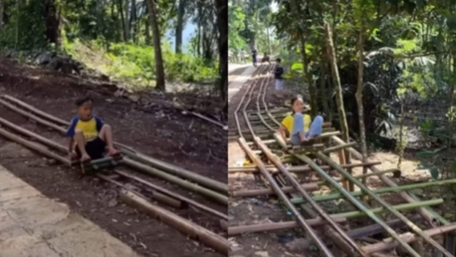 Internet is obsessed with kids enjoying ‘desi’ bamboo roller coaster: ‘No screens, just laughter’ | Today News