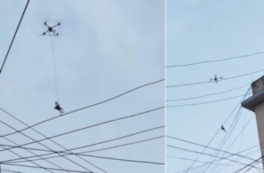 Viral video: Drone rescues man trapped in floodwaters in Southern China | Today News 19 menu
