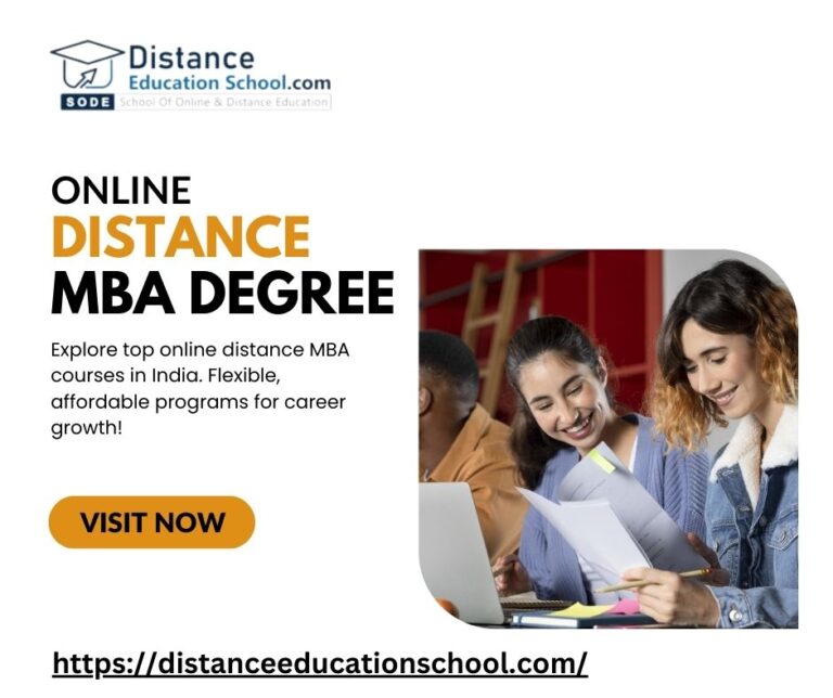 Distance Learning MBA Course in Noida: Admission Open Now for 2026 Session 1 mba distance degree