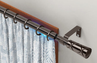 How to Use and Install Extendable Curtain Poles & Holdbacks A Complete Guide by Moonlight Bedding 4 curtain poles