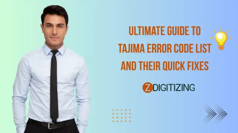 Ultimate Guide to Tajima Error Code List and Their Quick Fixes 1 Ultimate Guide to tajima error code list and Their Quick Fixes