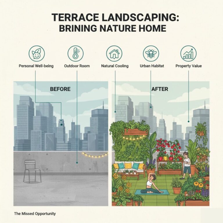 How Terrace Landscaping Brings Nature Back into Urban Living 1 How Terrace Landscaping Brings Nature Back into Urban Living