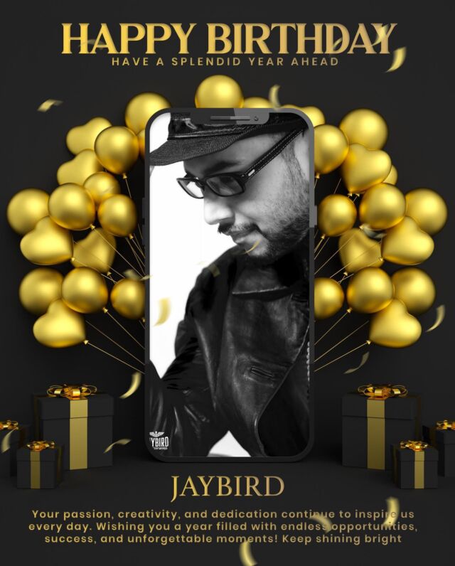 Happy Birthday to our incredibly talented artist @music_jaybird 🎂 Your passion, creativity, and dedication continue to inspire us every day. 
Wishing you a year filled with endless opportunities, success, and unforgettable moments! Keep shining bright 🎶🥳 
#happybirthday #hbd #happybday #happybirthdaytoyou